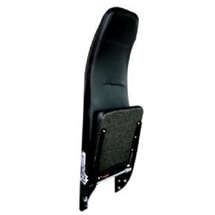 Shield Jump Seat in Black Vinyl with Short Mounting Pattern & 3-Point Belt