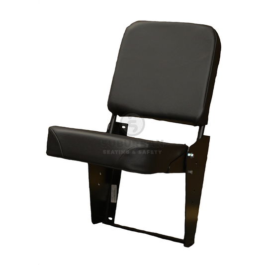 Wall Mounted Jump Seat with Backrest (Non-Spring Flip)