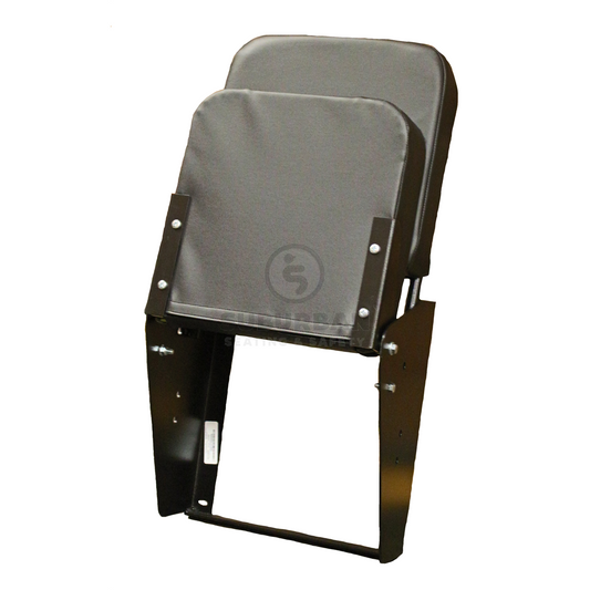 Wall Mounted Jump Seat with Backrest (Non-Spring Flip)